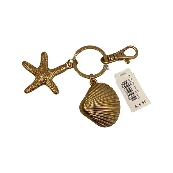 J. Crew Seashell Key Chain - Picture 2 of 3
